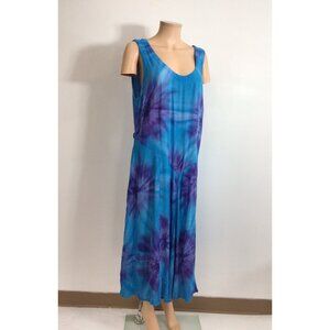Eagle Ray Traders Boho Batik Dress Womens Large